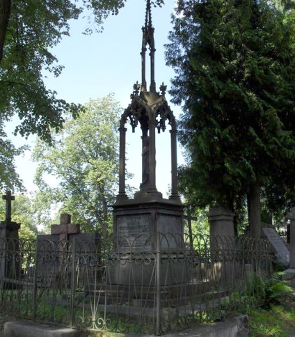 Nagrobek Michała Chodorowskiego, cmentarz na Rossie, stan z 2014 roku