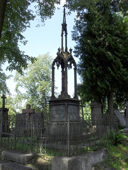 Nagrobek Michała Chodorowskiego, cmentarz na Rossie, stan z 2014 roku