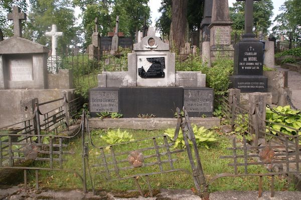 Tomb of the Ulewicz family, Ross cemetery, state of 2013