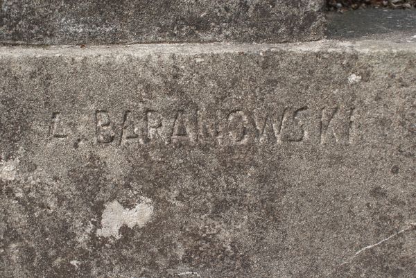 Signature from the tombstone of Zbigniew Kołłątaj, Ross cemetery, as of 2013