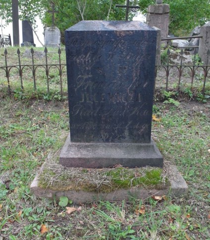 Nagrobek Franciszka Ilcewicza, cmentarz Na Rossie w Wilnie, stan z 2014