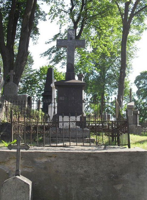 Grobowiec Heleny i Hipolita Mończuńskich, cmentarz na Rossie, stan z 2014 roku
