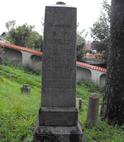 Nagrobek Napoleona Paszkowskiego, cmentarz Na Rossie w Wilnie, stan z 2013 r.