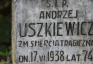 Fotografia przedstawiająca Nagrobek Andrzeja Uszkiewicza