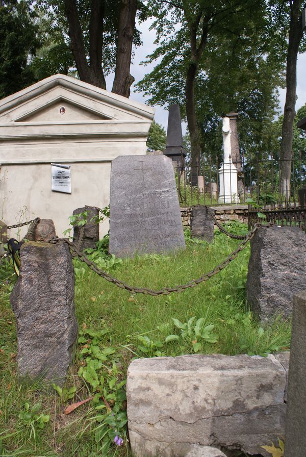 Tombstone of Kazimierz Sniadecki, Ross cemetery, state of 2013