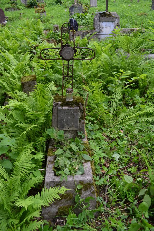 Tombstone of Antoni Lelis, Ross cemetery in Vilnius, as of 2013.