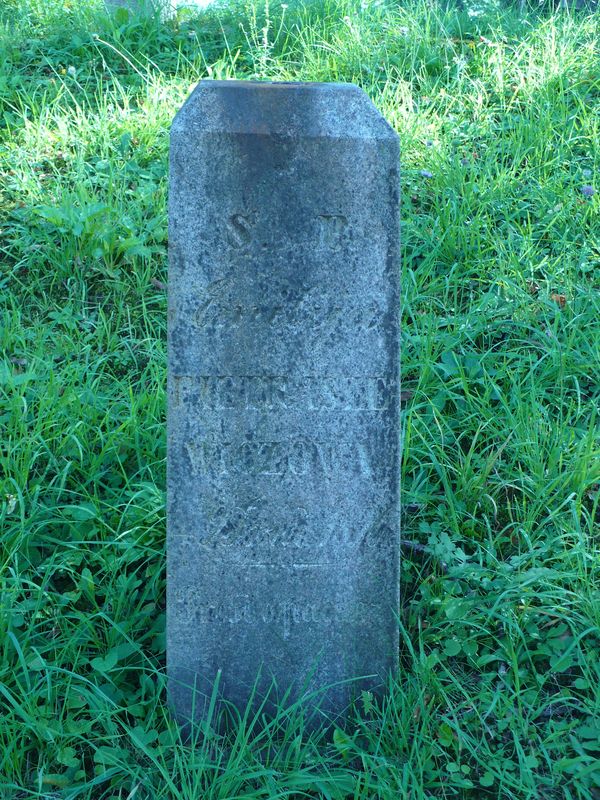 Tombstone of Emilia Pietraszewicz, Ross cemetery, as of 2013