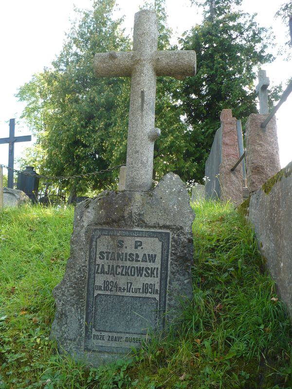 Tombstone of Stanislaw Zajączkowski, Ross cemetery, as of 2013