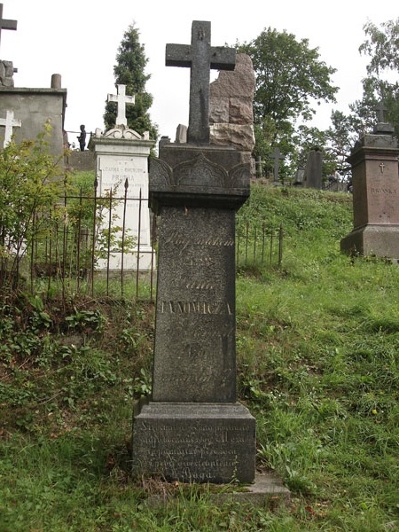 Tombstone of Jan Janowicz, Rossa cemetery in Vilnius, as of 2013