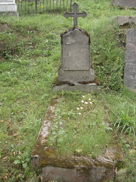 Tombstone of Kazimierz Potarczyk, Rossa cemetery in Vilnius, as of 2013