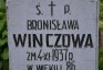 Photo showing Tombstone of Bronislava Winczová