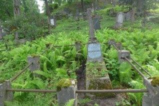 Nagrobek Petroneli Mironowicz, cmentarz Na Rossie w Wilnie, stan z 2013