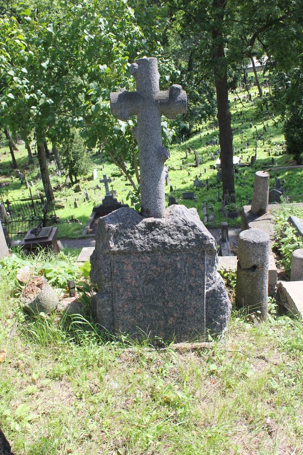 Tombstone of Jozefa Voronko, Na Rossa cemetery in Vilnius, as of 2014.