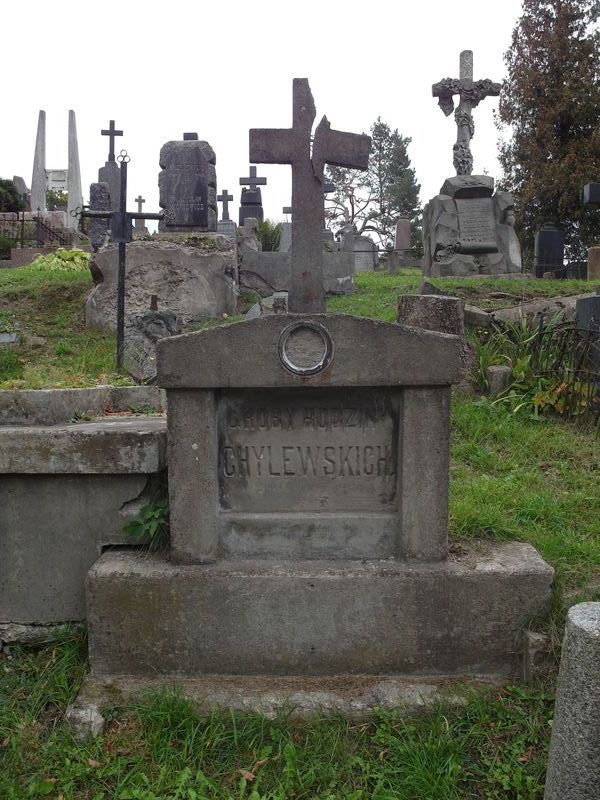 Grobowiec rodziny Chylewskich, cmentarz na Rossie, stan z 2015 roku