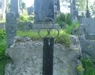 Grobowiec Marii i Władysława Mickiewiczów, cmentarz na Rossie, stan z 2013 roku