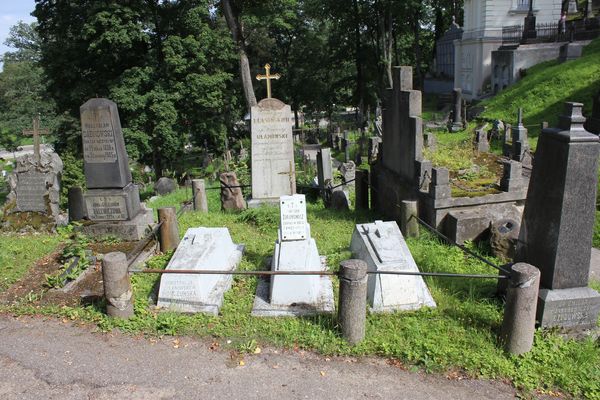 Kwatera nagrobka  Konstancji Monczuńskiej, cmentarz Na Rossie w Wilnie, stan z 2013