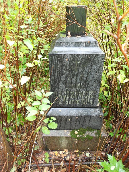 Tombstone of Dominik Raczkowski, Na Rossie cemetery in Vilnius, as of 2013