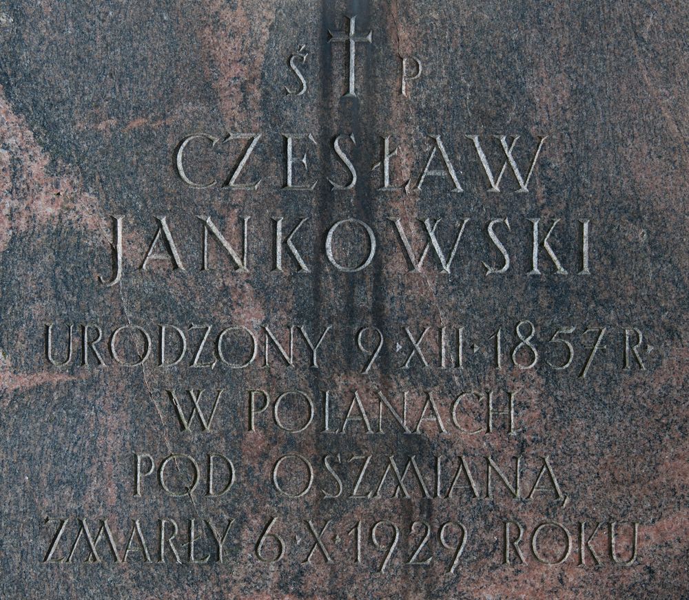 Fotografia przedstawiająca Nagrobek Czesława Jankowskiego