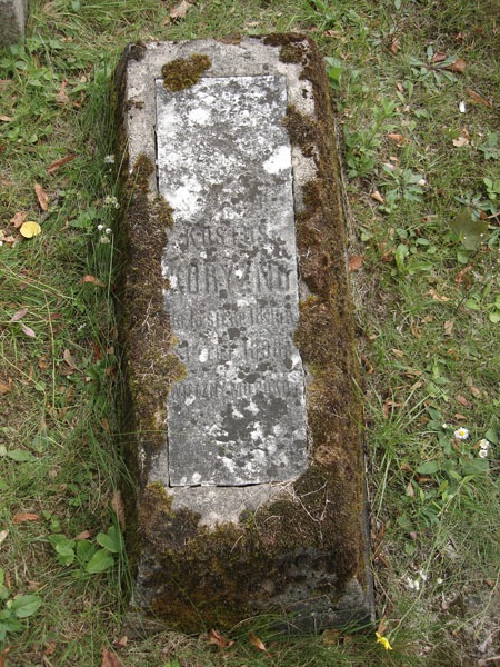 Tombstone of Konstanty Koryzno, Rossa cemetery in Vilnius, as of 2013