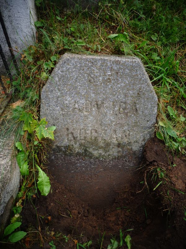 Tombstone of Jadwiga Koczan, Na Rossie cemetery in Vilnius, as of 2013