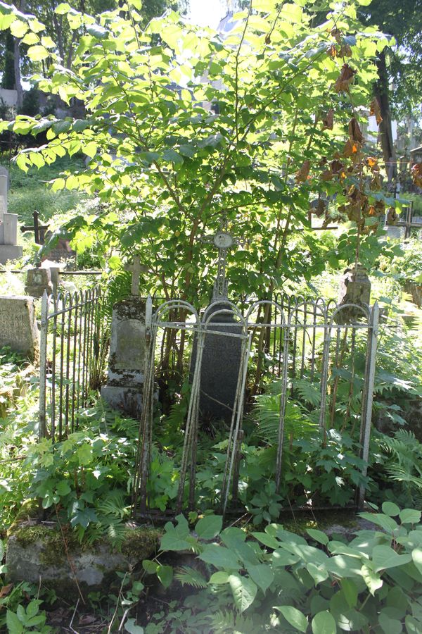 Nagrobek Anny Gieroim, z cmentarza na Rossie w Wilnie, stan z 2013 roku