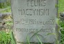 Fotografia przedstawiająca Tombstone of Feliks Mączyński