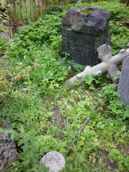 Tombstone of Judith Goworska, Na Rossie cemetery in Vilnius, as of 2013