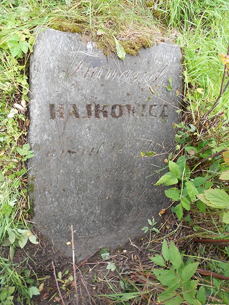 Tombstone of František Hajkowicz, Na Rossie cemetery in Vilnius, as of 2013