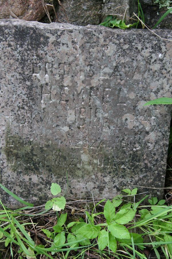 Tombstone of Bronislaw Hempel, Ross cemetery, as of 2013