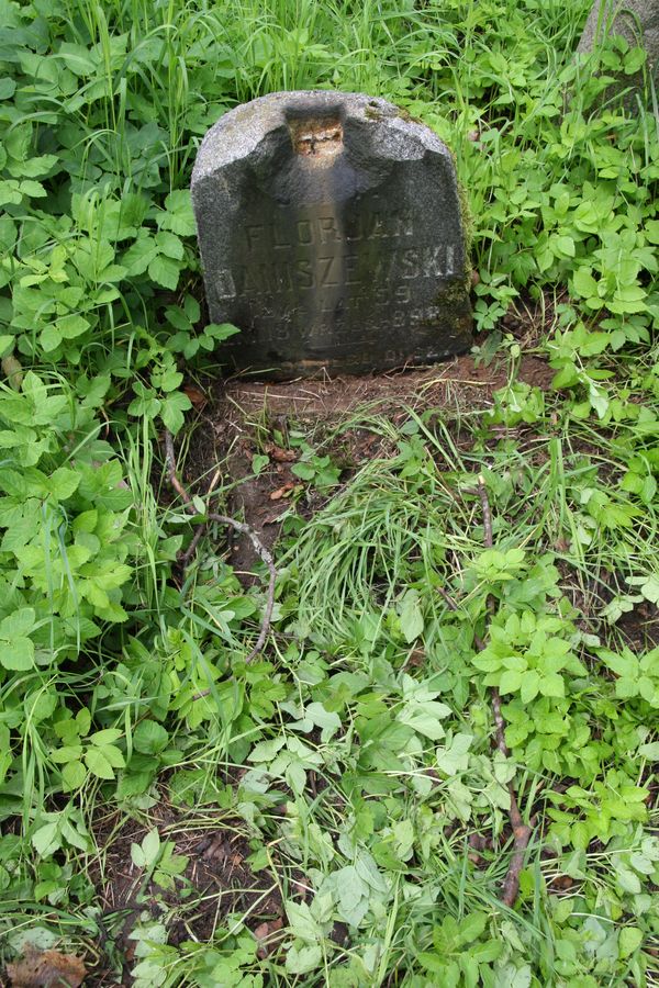 Tombstone of Florian Daniszewski, Ross cemetery, as of 2013