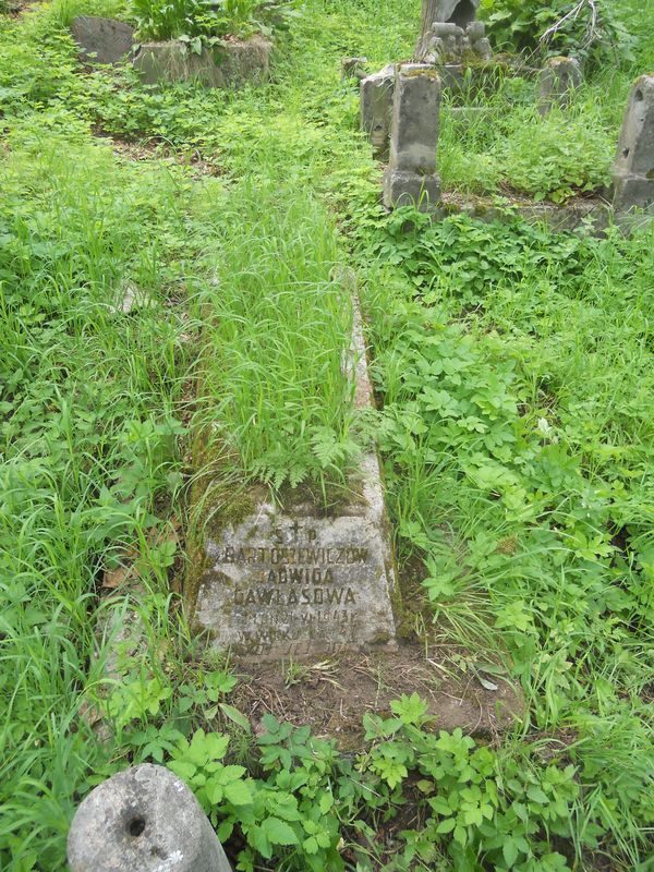 Tombstone of Jadwiga Gawłas, Ross cemetery, as of 2013