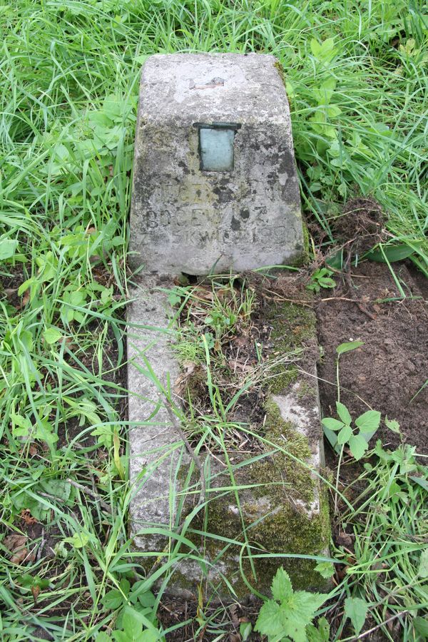 Tombstone of Mieczyslaw Bocewicz, Ross cemetery, state of 2013