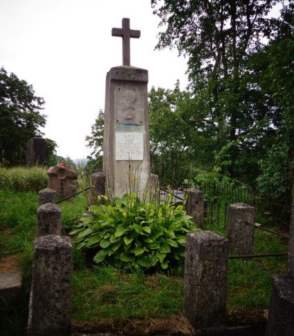 Nagrobek Józefa Bałzukiewicza, cmentarz Na Rossie w Wilnie, stan z 2013 roku