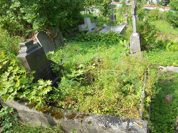 Tombstone of Gabriela Novokuznetska, Na Rossie cemetery in Vilnius, as of 2013