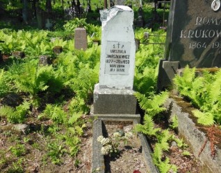 Nagrobek Urszuli Iwaszkiewicz, cmentarz Na Rossie w Wilnie, stan z 2013 r.