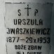 Fotografia przedstawiająca Tombstone of Ursula Iwaszkiewicz