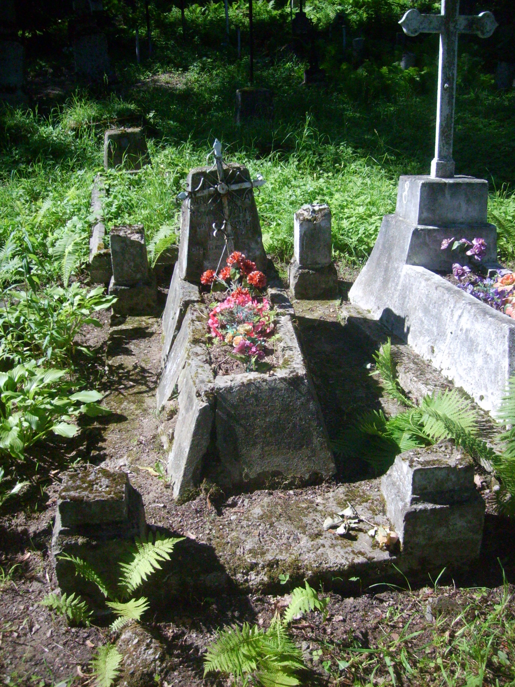 Tombstone of Maria Volkovicka, Ross cemetery in Vilnius, as of 2013.