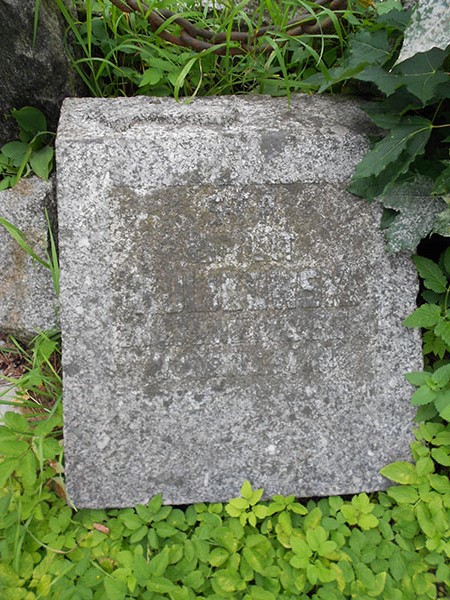 Tombstone of Hippolyt Kulikowski, Na Rossie cemetery in Vilnius, as of 2013