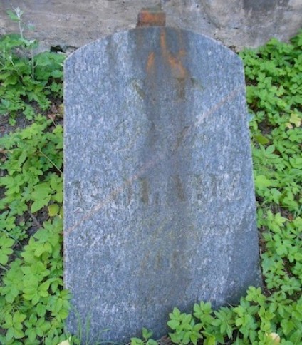 Nagrobek Piotra Bołądź, cmentarz Na Rossie w Wilnie, stan z 2013 r.