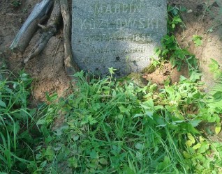 Nagrobek Marcina Kozłowskiego, cmentarz na Rossie, stan z 2013 roku