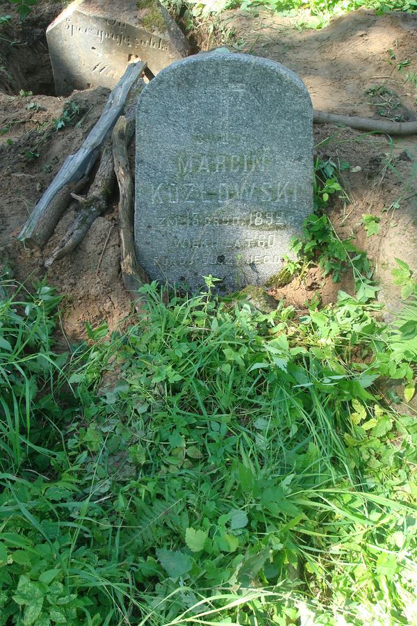 Nagrobek Marcina Kozłowskiego, cmentarz na Rossie, stan z 2013 roku