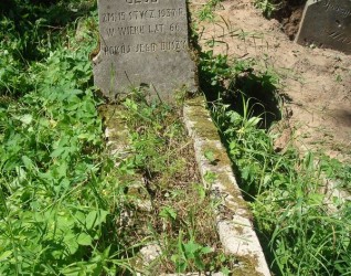 Nagrobek Justyna Gołda, cmentarz na Rossie, stan z 2013 roku