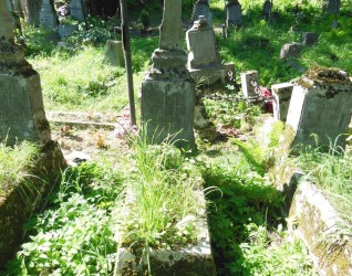 Nagrobek Antoniego Kluka, cmentarz na Rossie w Wilnie, stan z 2013 r.