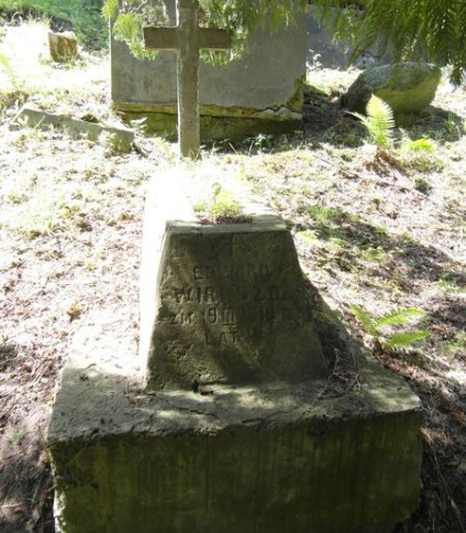 Nagrobek Edwarda Wierpszo, cmentarz na Rossie, stan z 2014 roku