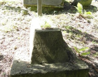 Nagrobek Edwarda Wierpszo, cmentarz na Rossie, stan z 2014 roku