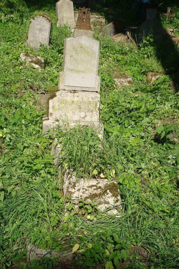 Tombstone of Wincenty Bereśniewicz, Ross cemetery, as of 2013