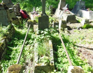 Nagrobek Jana Bielewicza, cmentarz na Rossie w Wilnie, stan z 2013 r.