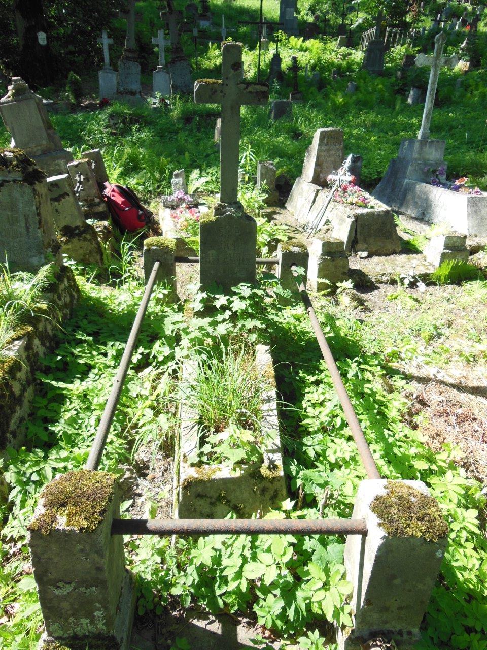 Tombstone of Jan Bielewicz, Ross cemetery in Vilnius, as of 2013.