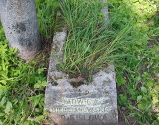 Nagrobek Jadwigi Grygiel, cmentarz na Rossie w Wilnie, stan z 2013 r.
