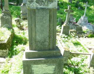 Nagrobek Stanisławy Bartosiewicz, cmentarz na Rossie w Wilnie, stan z 2013 r.